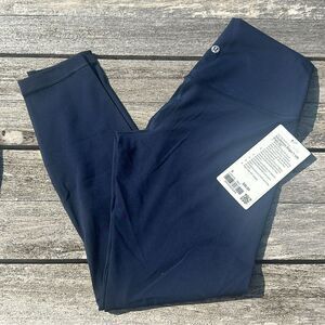 Lululemon Align High-Rise Pant 25" true navy blue size‎ 8 NWT